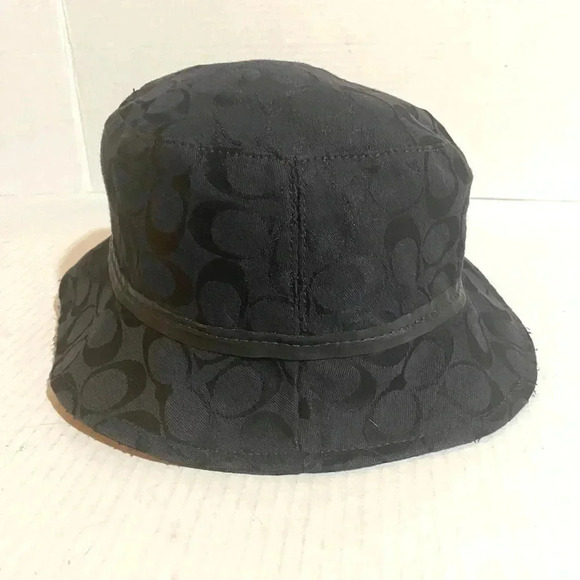 Coach monogram signature print canvas bucket hat size S/M - Picture 1 of 4
